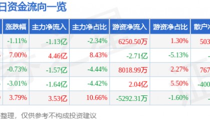 股票行情快报:江淮汽车(600418)8月21日主力资金净卖出1.13亿元
