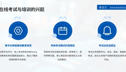 考试云:专业的在线考试软件,解锁在线考试与培训新体验