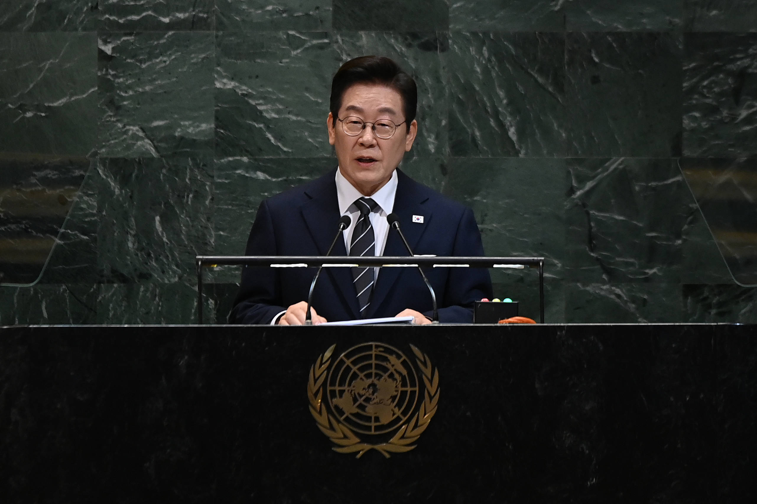 李在明联大演讲:将切断韩朝间“军事紧张和敌对行为的恶性循环”