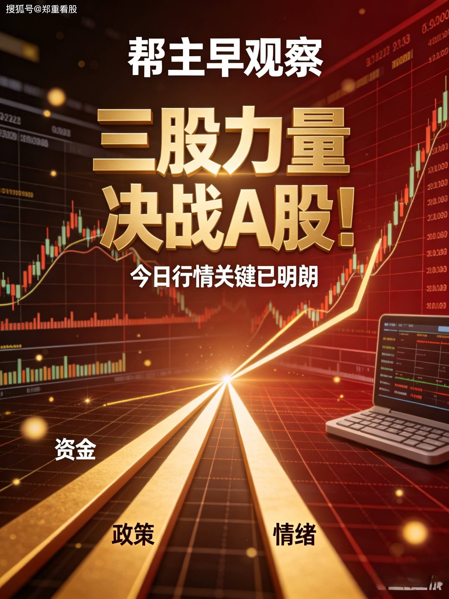 帮主早观察|三股力量决战 A 股！今日行情关键已明朗